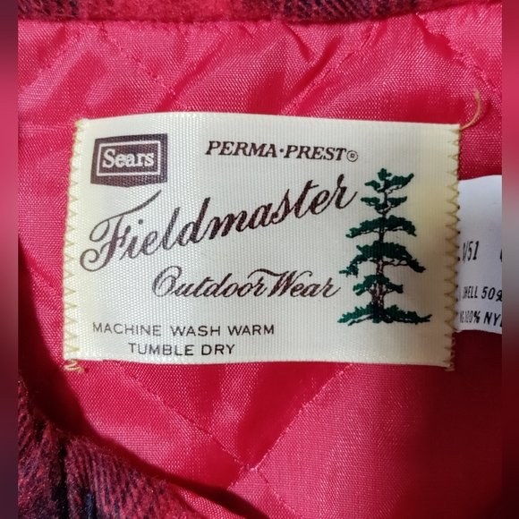 Vintage Field Master Mens Flannel Jacket Shirt Large - Picture 3 of 8